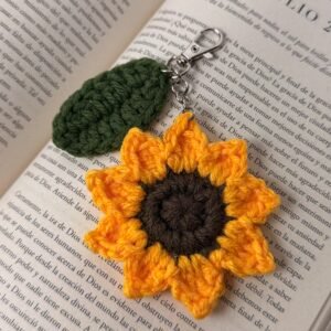 Sunflower Keychain