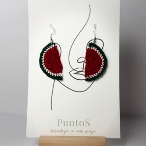 Watermelon earrings